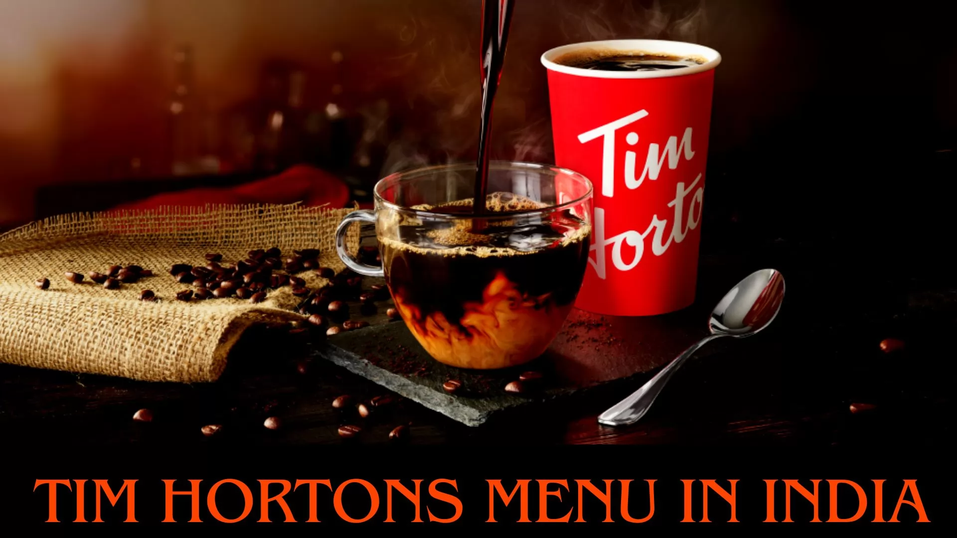 Tim Hortons Menu