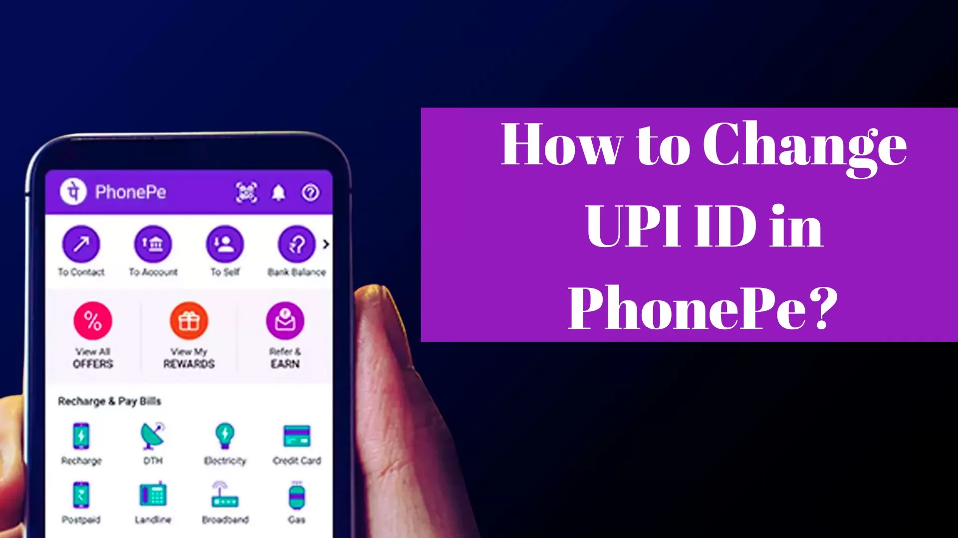 How to Change UPI ID in PhonePe