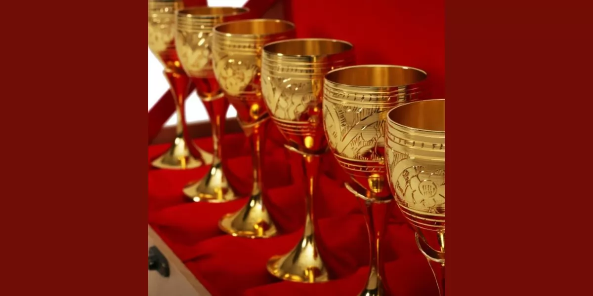 Gold Plated Champagne and Wine Flutes