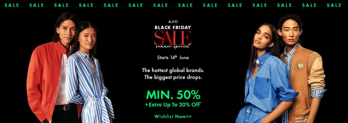 Ajio Black Friday Sale