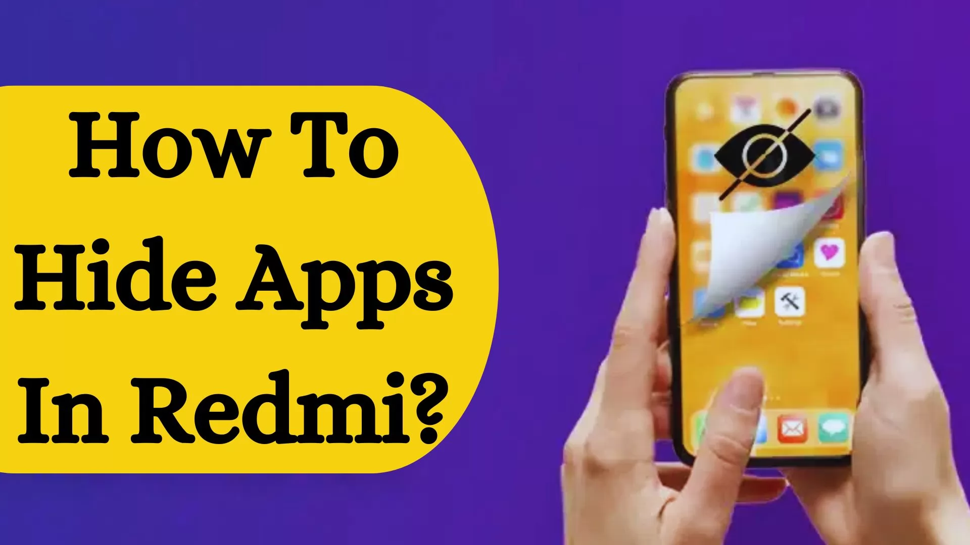 How To Hide Apps In Redmi?