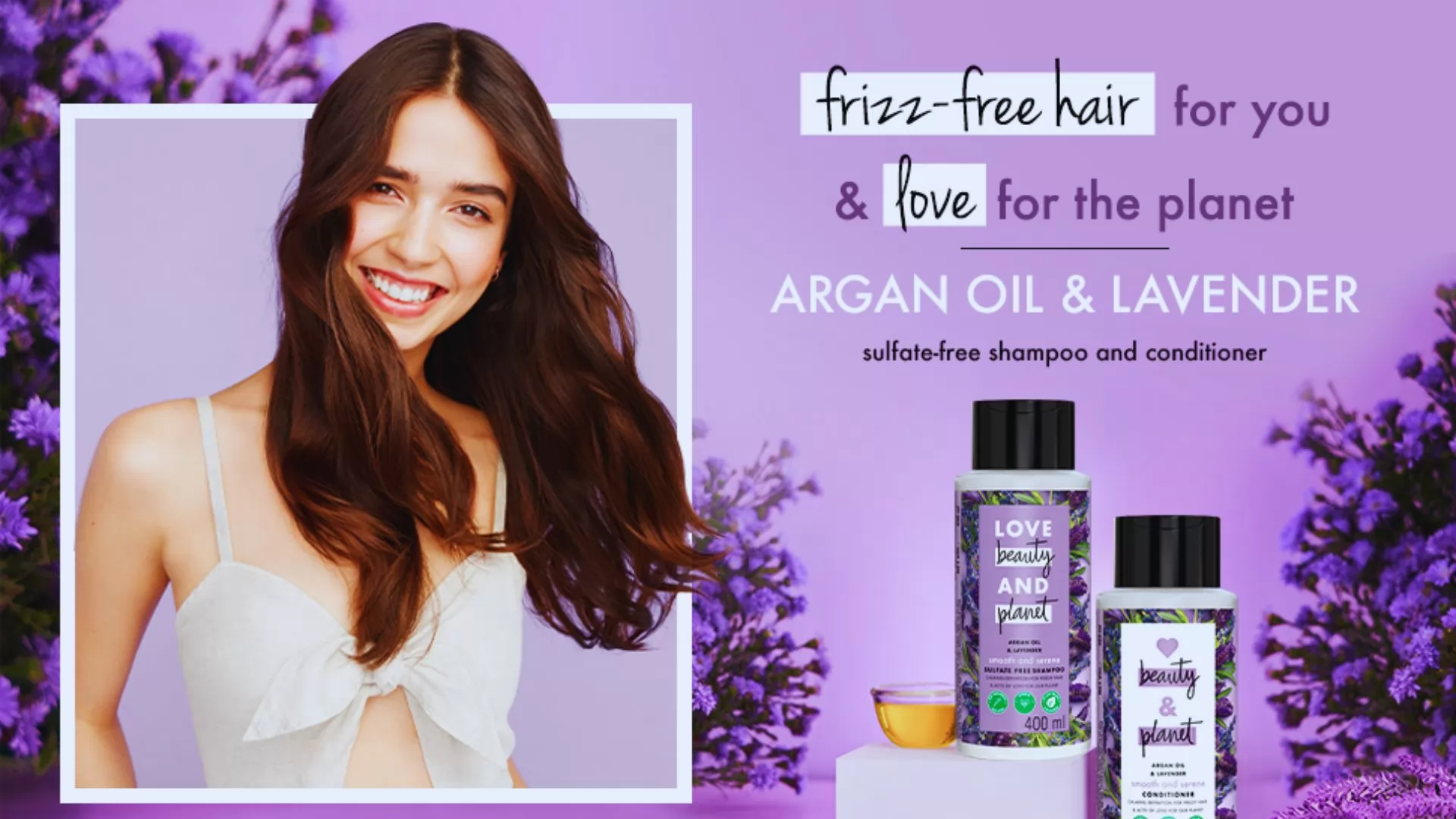 Love Beauty & Planet Argan Oil and Lavender Natural Conditioner