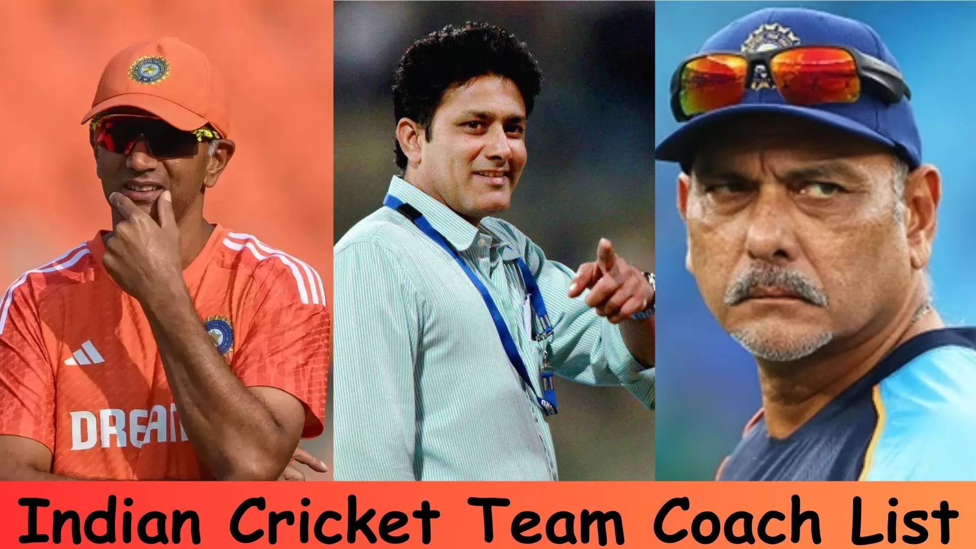 Indian Cricket Team Coach List