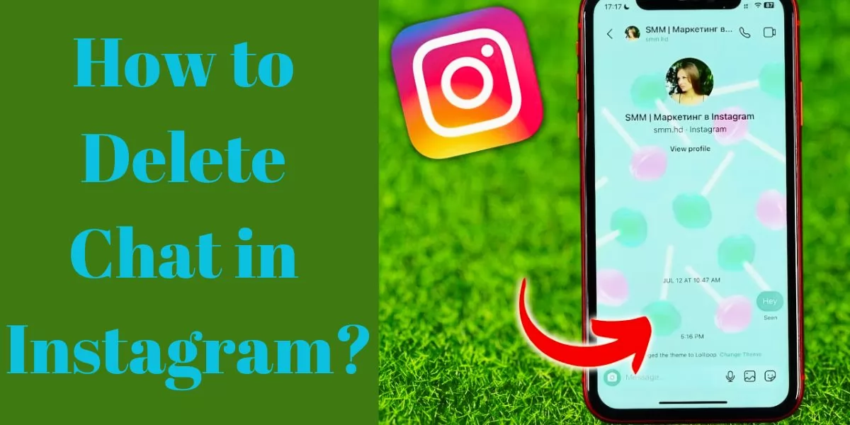 how to delete chat in instagram