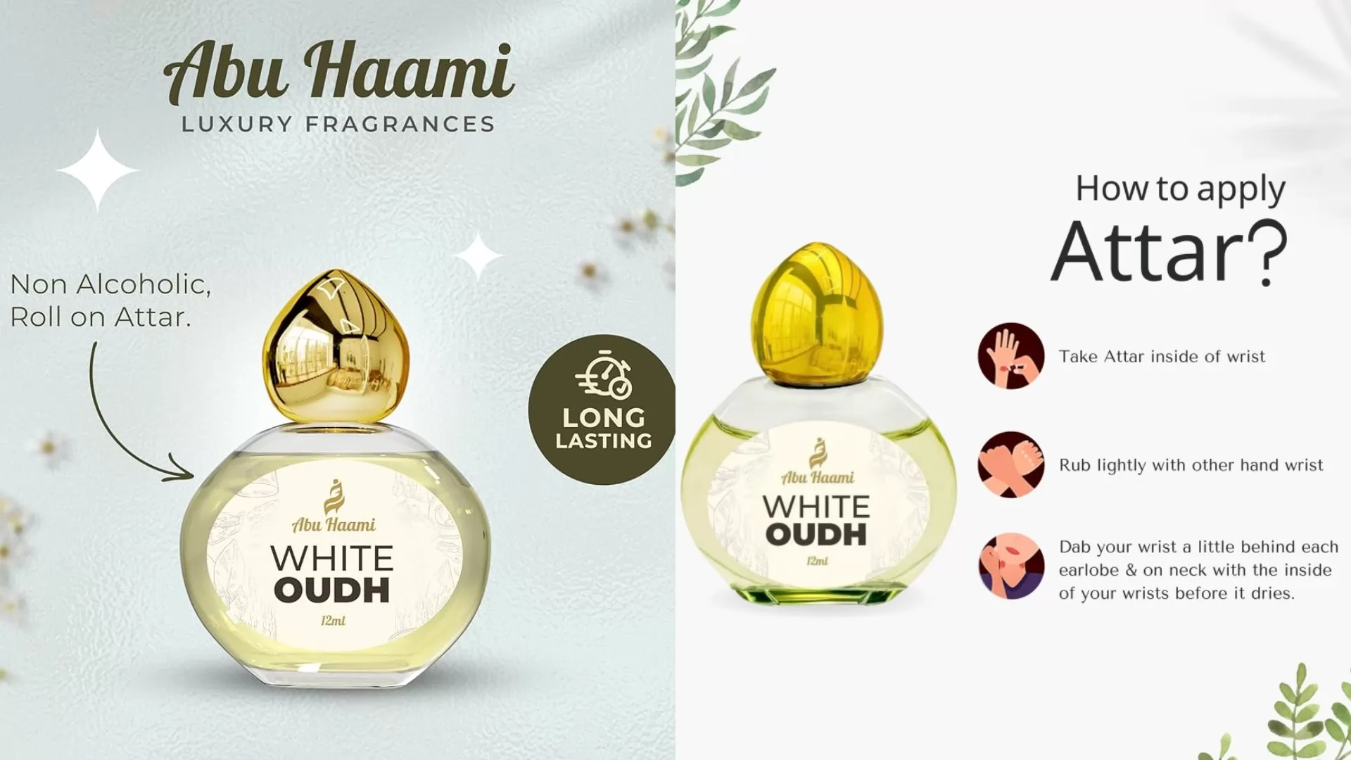 Abu Haami White Oudh Attar