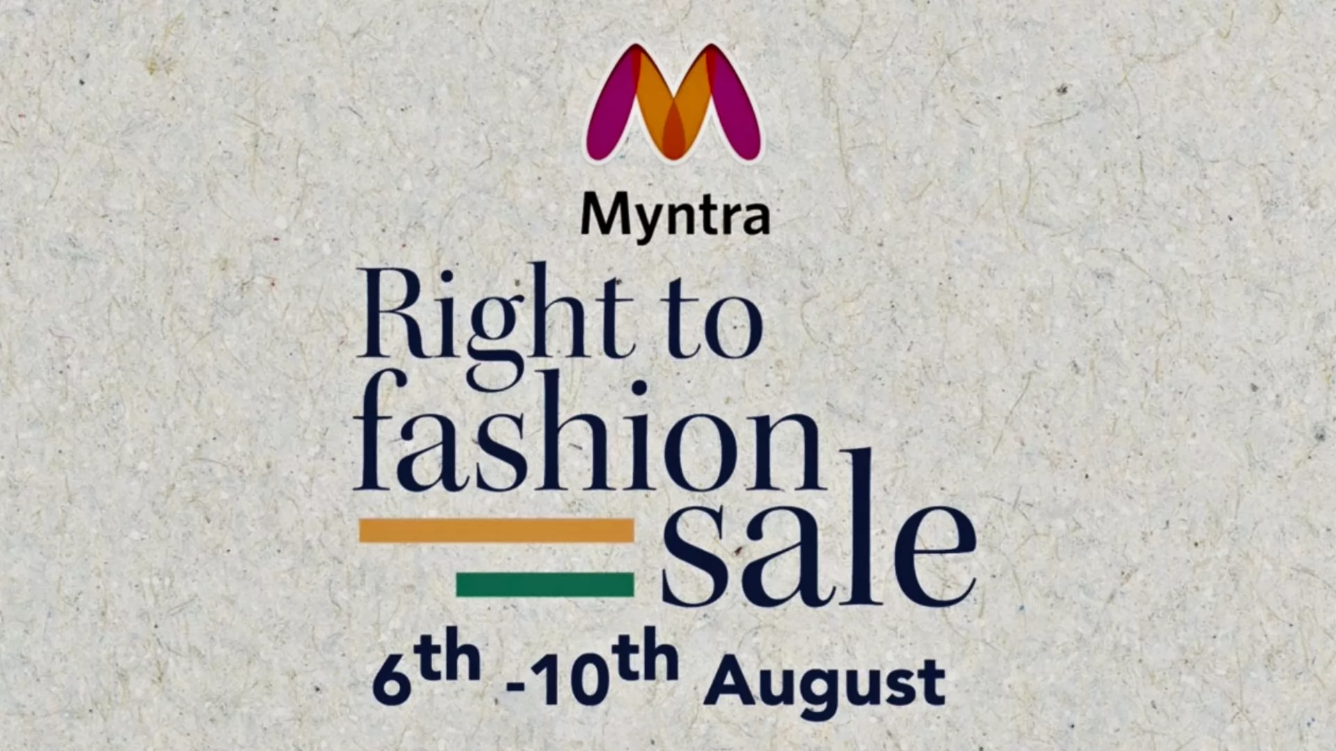 Myntra Right To Fashion Sale