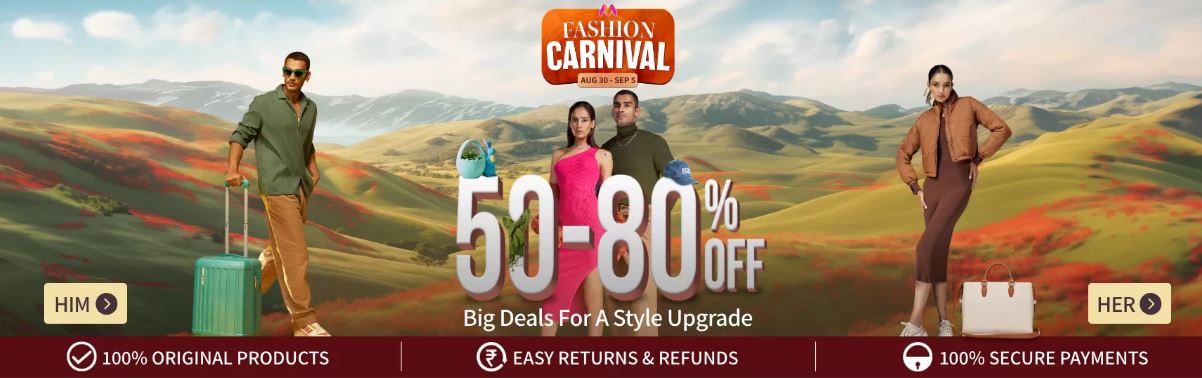 Myntra Fashion Carnival Sale