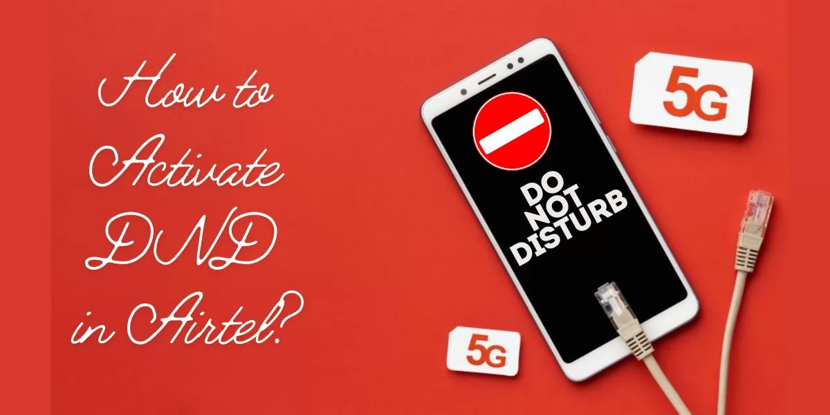 how to activate DND in Airtel