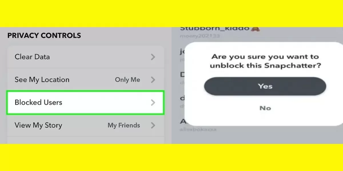 How to Unblock on Snapchat