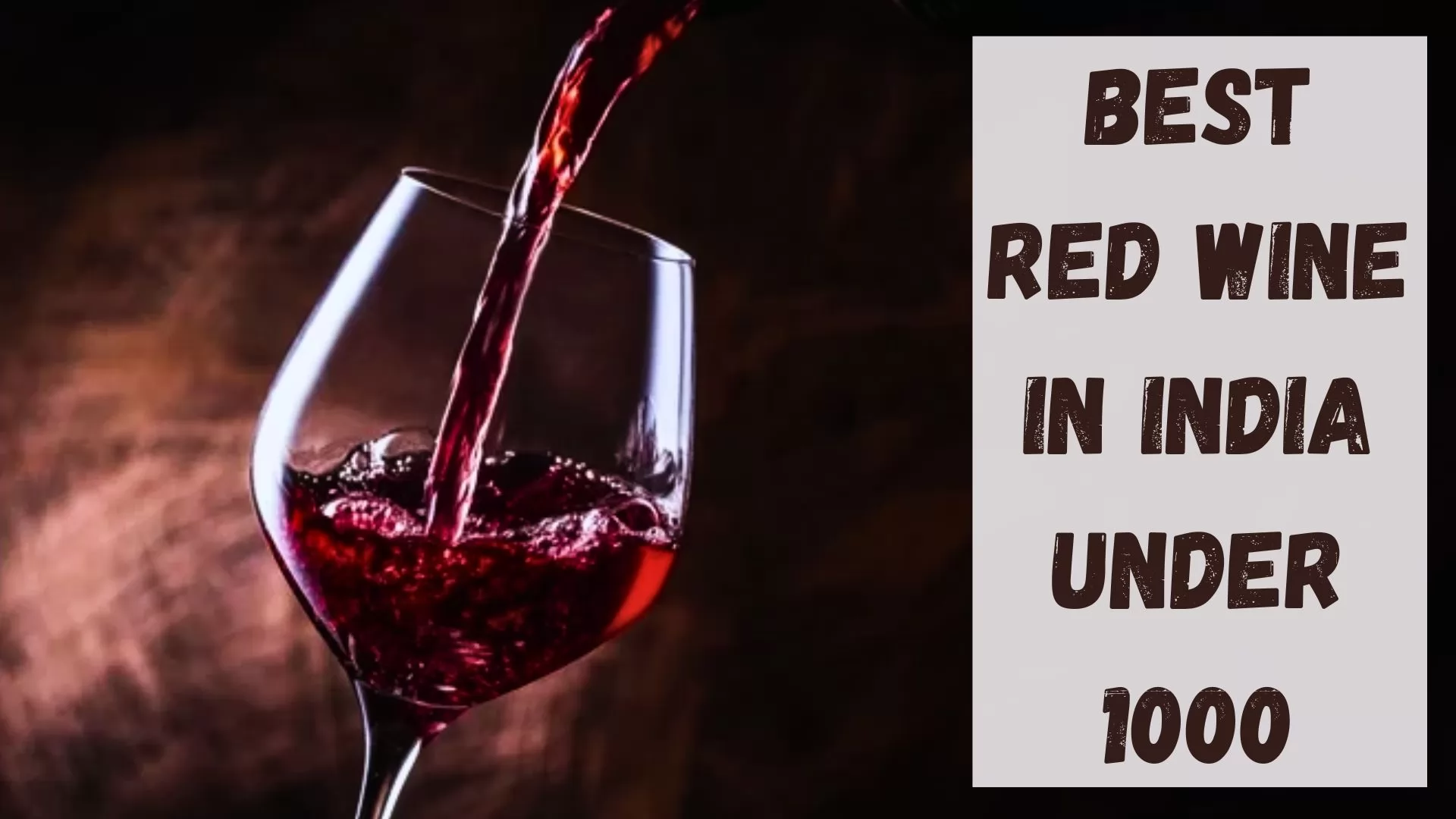 best red wine in India under 1000