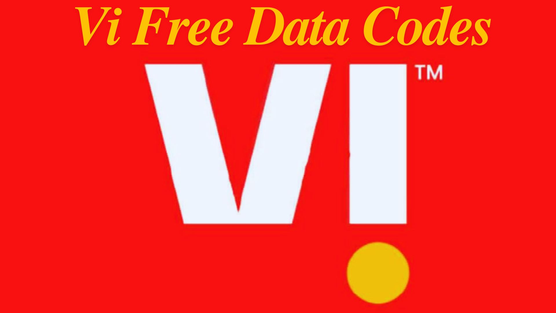 Vi Free Data Codes