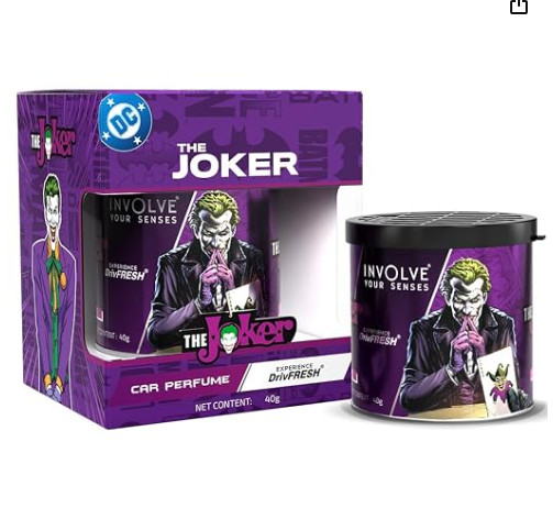 The Joker Tin Can Fiber Car Perfume - 40g