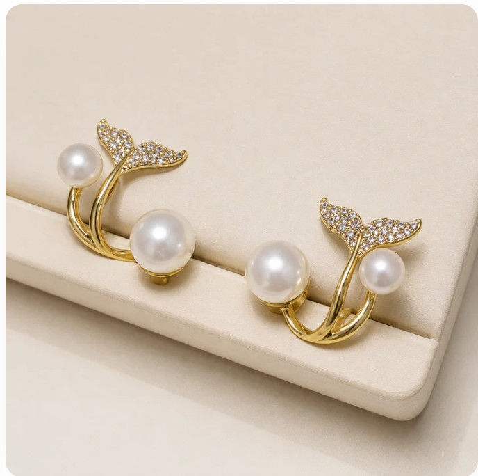 Fish Tail Korean Earring
