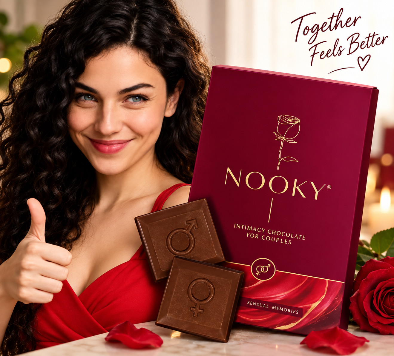 Premium Dark Chocolate for Men & Women (Pack of 1)