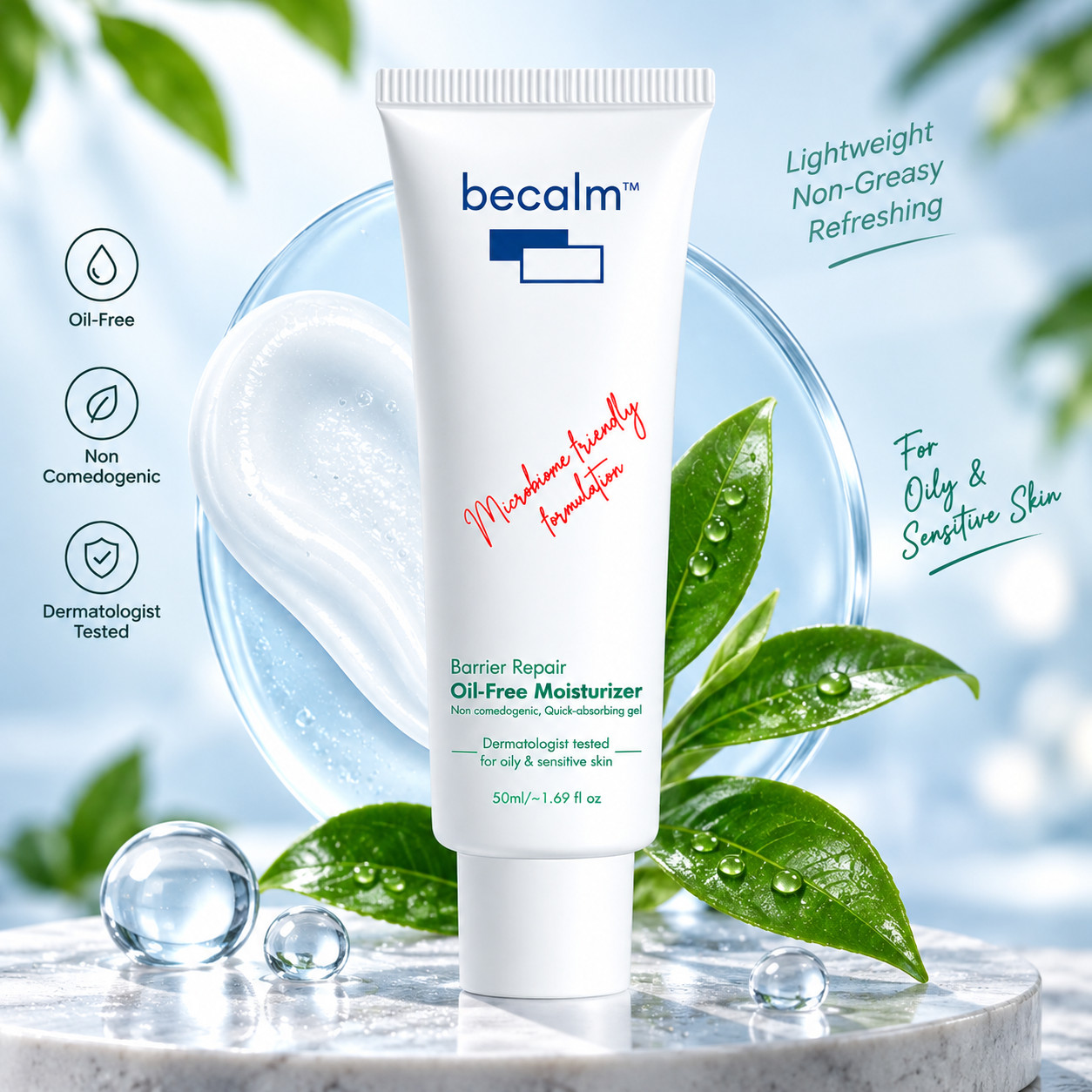 Barrier Repair Oil-Free Moisturiser, Light Gel (50 ml)