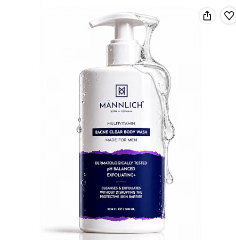2% Salicylic Acid Body Acne Wash